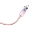 Кабель Baseus Explorer Series Fast Charging Cable with Smart Temperature Control Type-C to iP 20W 1m Pink (Розовый)- № 3