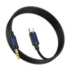 Аудіокабель BOROFONE BL20 True sound silicone digital audio conversion cable Type-C Black (7073)- № 4