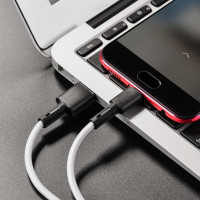 Кабель BOROFONE BX31 Soft silicone charging data cable for Micro White (Цвет Білий) - фото № 4