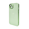 Чохол для смартфона AG Glass Matt Frame Color Logo for Apple iPhone 12 Light Green (AGMattFrameiP12LGreen)