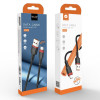 Кабель WUW-X203 USB Micro 2,4A 1m black (Черный)- № 5