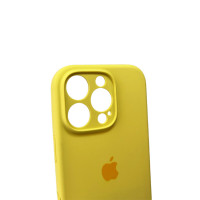 Чохол для смартфона Silicone Full Case AA Camera Protect for Apple iPhone 16 Pro 4,Yellow (Колір 30797) - фото № 5