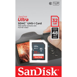 SDHC (UHS-1) SanDisk Ultra 32Gb class 10