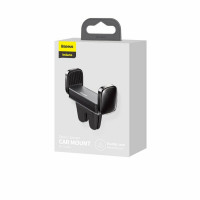 Автотримач для телефона Baseus Steel Cannon Air Outlet Car Mount Black