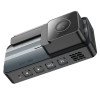 Відеореєстратор HOCO DV12 driving recorder 2K display GPS(with rear camera) Silvery Gray (Silver Gray)- № 3
