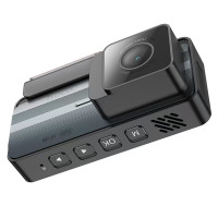 Відеореєстратор HOCO DV12 driving recorder 2K display GPS(with rear camera) Silvery Gray (Колір Silver Gray) - фото № 3