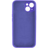 Чохол для смартфона Silicone Full Case AA Camera Protect for Apple iPhone 15 22,Dark Purple (FullAAi15-22) - изображение 4