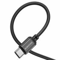 Кабель BOROFONE BX87 Sharp charging data cable for Type-C Black (Колір 7073) - фото № 2