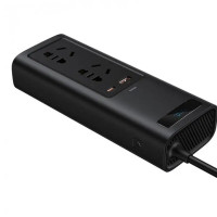 Автомобільний інвертор Baseus In-car Inverter 150W (220V CN/EU) Black (Цвет Черный) - фото № 3