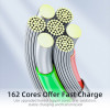Кабель Essager Universal 540 Ratate 3A Magnetic USB Charging Cable Lightning 1m grey (EXCCXL-WX0G) (Серыйм)- № 6
