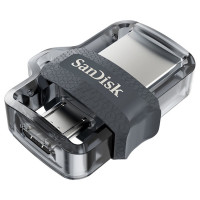 Флеш-накопичувач SanDisk USB 3.0 Ultra Dual Drive OTG M3.0 128Gb (150Mb/s) Black (Цвет Черный), Атикул k8413 |  купить на VILKI.NET - фото № 1