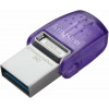 Флеш-накопичувач Kingston USB 3.2 DT microDuo 3C 128GB (Type-A/Type-C) (200Mb/s) - № 2