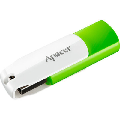 Flash Apacer USB 2.0 AH335 64Gb green (AP64GAH335G-1) - зображення 1