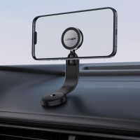 Автотримач для телефона з БЗП ACEFAST D37 magnetic wireless charging car holder for dashboard Black (Колір 7073) - фото № 7