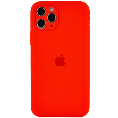 Чохол для смартфона Silicone Full Case AA Camera Protect for Apple iPhone 11 Pro кругл 11,Red - изображение 1