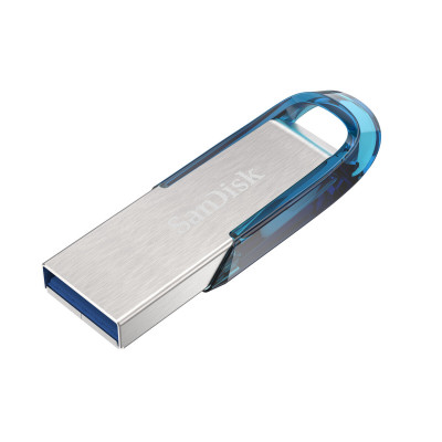 Flash SanDisk USB 3.0 Ultra Flair 128Gb Blue - зображення 1