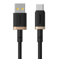 Кабель Baseus Dura Series Fast Charging Cable USB to Type-C 60W 2m Gold+Black