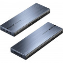 Сплітер Vention 4K 1x8 HDMI Splitter Black Aluminum Alloy Type EU Standard