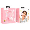 Навушники HOCO W36 Cat ear headphones with mic Pink - зображення 4