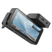 Відеореєстратор HOCO DV12 driving recorder 2K display GPS(with rear camera) Silvery Gray (Колір Silver Gray) - фото № 5