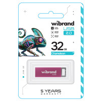 Флеш-накопичувач Wibrand USB 2.0 Chameleon 32Gb Pink (Колір Розовый) - фото № 2