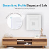 Мережева розетка Vention 1 Port keystone Jack Wall Plate White 86 Type (IFAW0) - № 6
