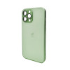 Чохол для смартфона AG Glass Matt Frame Color Logo for Apple iPhone 13 Pro Max Light Green