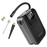 Автомобільний насос HOCO S53 Breeze portable smart air pump Black  - фото № 2