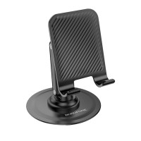 Тримач для телефона BOROFONE BH128 Admirado dual-axis rotating desktop stand Black (Цвет 7073) - фото № 3