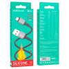 Кабель BOROFONE BX83 Micro Famous silicone charging data cable Black (7073)- № 3