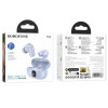Бездротові навушники BOROFONE FQ4 Lighten true wireless ANC+ENC noise reduction BT headset Blue (Синий)- № 2