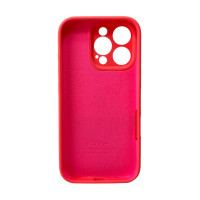 Чохол для смартфона Silicone Full Case AA Camera Protect for Apple iPhone 16 Pro 50,Pink Orange (Колір Pink-Orange) - фото № 3
