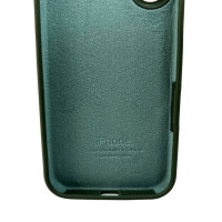 Чохол для смартфона Silicone Full Case AA Camera Protect for Apple iPhone 16 46,Pine Green (Колір Pine Green) - фото № 4
