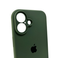 Чохол для смартфона Silicone Full Case AA Camera Protect for Apple iPhone 16 46,Pine Green (Колір Pine Green) - фото № 6