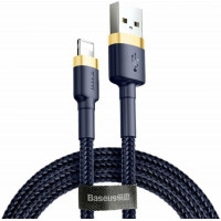 Кабель Baseus cafule Cable USB For iP 2.4A 1m Gold+Blue (Цвет Синий) - фото № 2