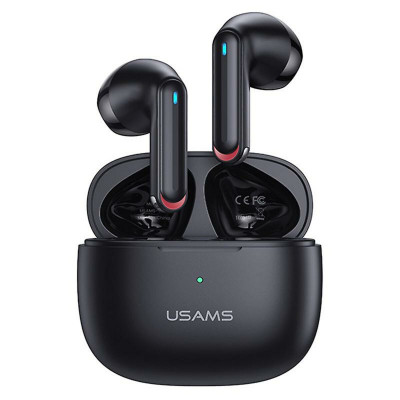 Навушники USAMS-NX10 Dual-mic ENC TWS Earbuds NX Series BT5.2 Black (BHUNX01) - зображення 1