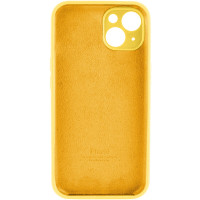 Чохол для смартфона Silicone Full Case AA Camera Protect for Apple iPhone 15 56,Sunny Yellow (Колір Sunny Yellow) - фото № 4