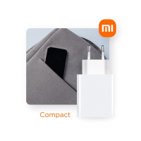 Мережевий зарядний пристрій Xiaomi Wall Charger 33W White Type-C Cable (Колір White) - фото № 6