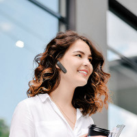 Bluetooth гарнітура BOROFONE BC36 Lucky business BT headset Black (Колір Black) - фото № 3