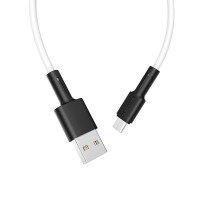 Кабель BOROFONE BX31 Soft silicone charging data cable for Micro White (Цвет Білий) - фото № 3