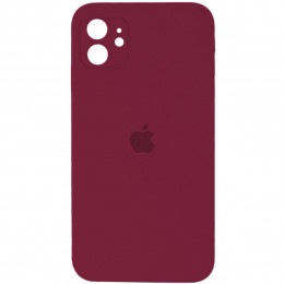 Чохол для смартфона Silicone Full Case AA Camera Protect for Apple iPhone 11 47,Plum