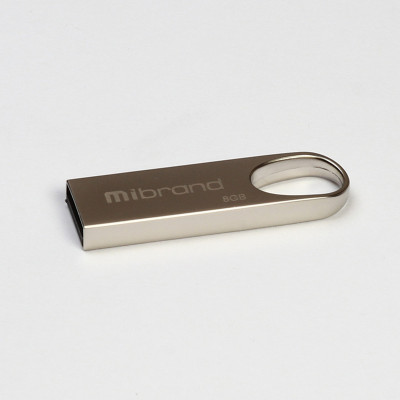 Flash Mibrand USB 2.0 Irbis 8Gb Silver (MI2.0/IR8U3S) - зображення 1