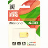 Flash Mibrand USB 2.0 Lynx 4Gb Gold - зображення 2
