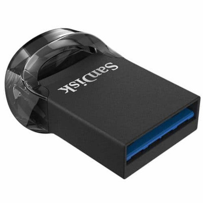 Flash SanDisk USB 3.1 Ultra Fit 128Gb (130Mb/s) Black - изображение 1