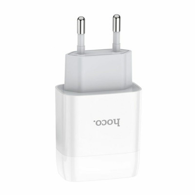 Мережевий зарядний пристрій HOCO C73A Glorious dual port charger White (6931474712912) - зображення 5