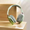 Бездротові навушники HOCO W35 Air Triumph BT headset Green (Green)- № 3