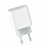 Мережевий зарядний пристрій HOCO C76A Plus Speed source PD20W charger White (Цвет 7068) - фото № 3