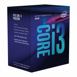 Intel Core i3-8100 (3.6GHz, 6MB, LGA1151) box