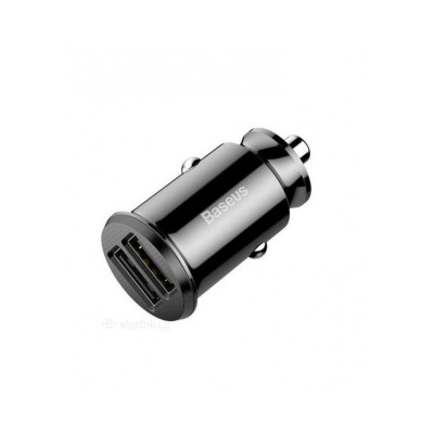 Автомобільний зарядний пристрій Baseus Grain Pro Car Charger (Dual USB 4.8A ) Black (CCALLP-01) - зображення 1
