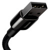 Кабель Baseus Tungsten Gold Fast Charging Data Cable USB to iP 2.4A 1m Black (Black)- № 8